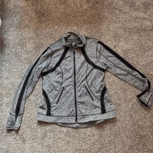 XL tangerine athletic zip up jacket